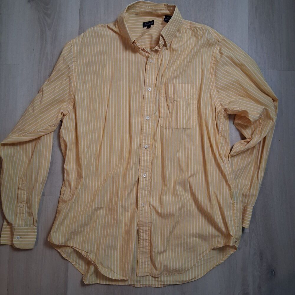 Jack Nicklaus Button-Up L Yellow Mens